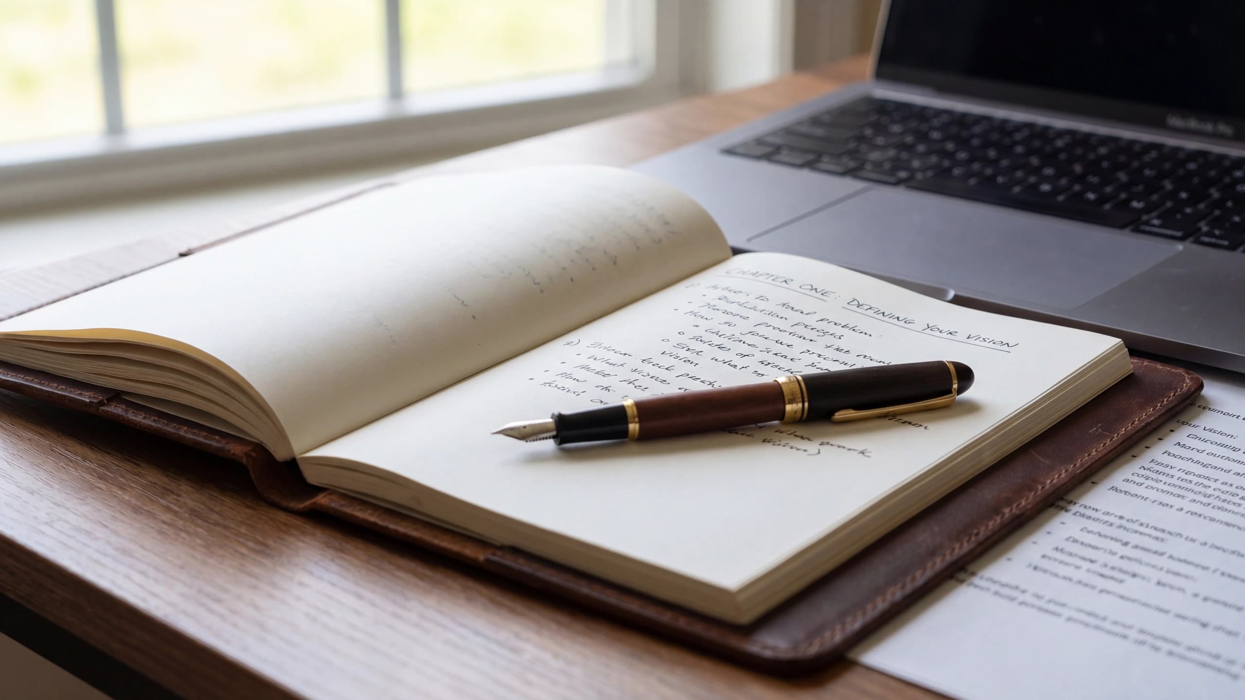 How to Write Your First Chapter of a Book (4P Guide)